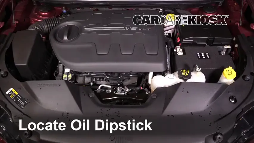 2019 Jeep Cherokee Trailhawk Elite 3.2L V6 Oil Check Oil Level
